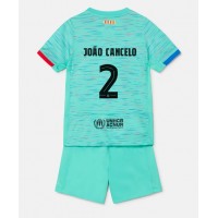 Otroški Nogometni dresi Barcelona Joao Cancelo #2 Tretji 2023-24 Kratek Rokav (+ Kratke hlače)